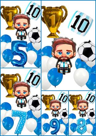 Futbalové balóny messi- až 14/15/16 kusov,