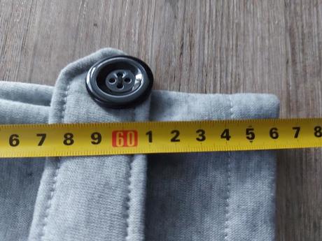 Sivý mikinový kabátik, s