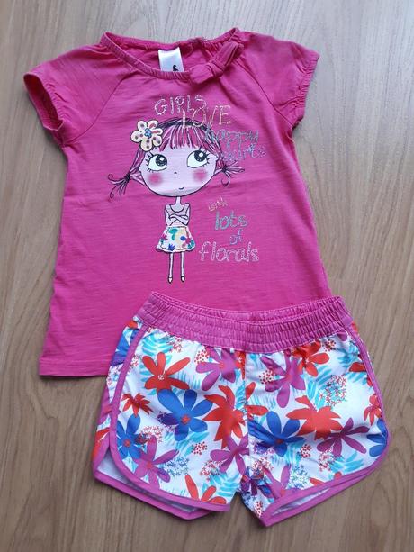 Tričko c&a + kraťasy zara, zara,98