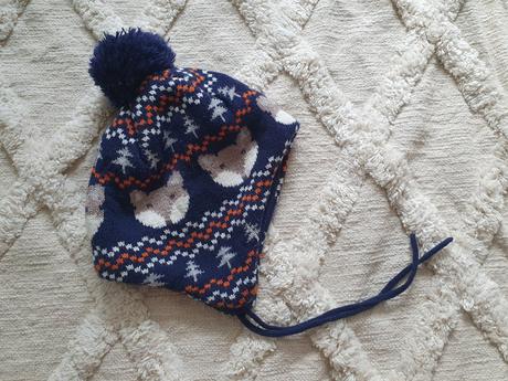 Zimná čiapka s líškami h&m, h&m,62