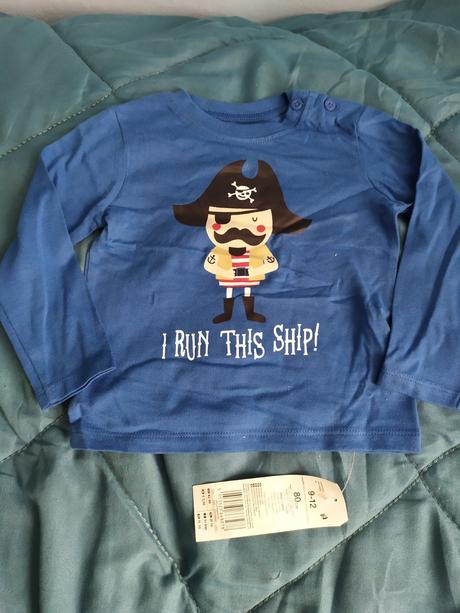 Tričko s dlhým rukávom, tesco,80