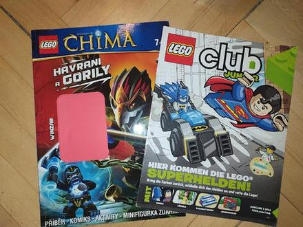 Časopis komiks lego chima, lego club junior, 