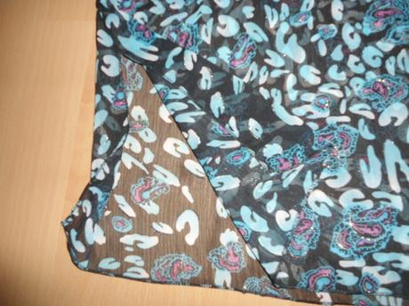 Modra bluzocka - na plavky, m