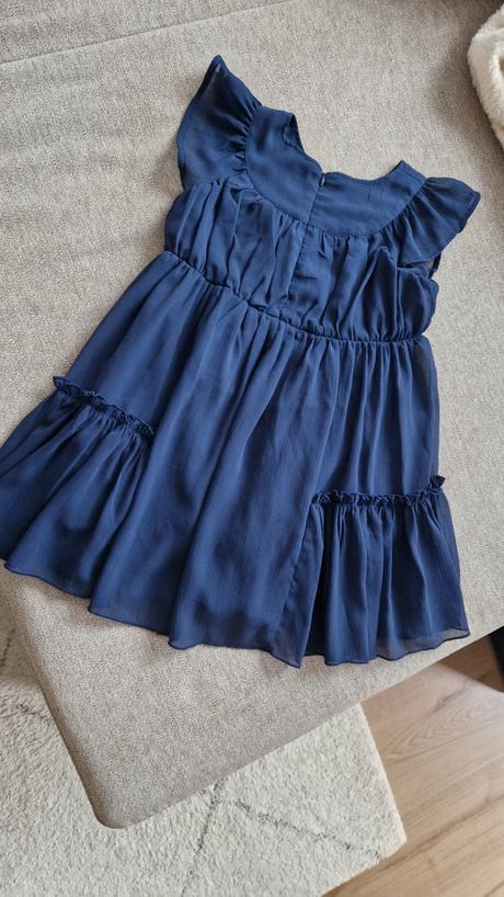 Krásne modré šaty 116, 116