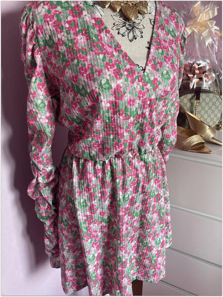 Mini šaty s kvetinovým vzorom, reserved,m