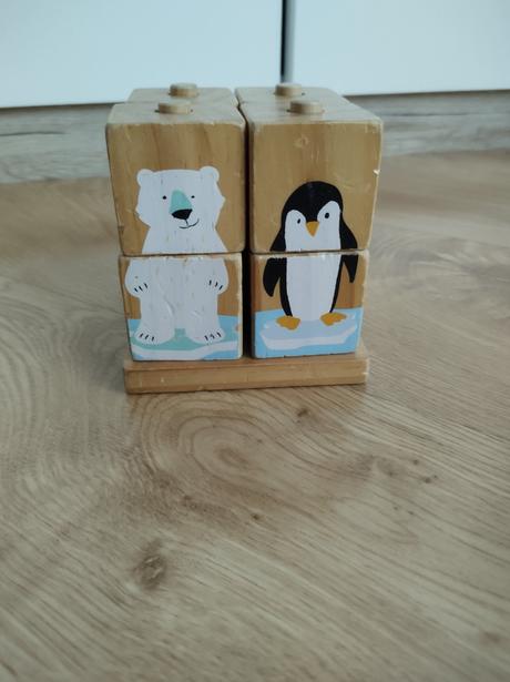 Drevené kocky na vkladanie, 