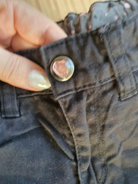 Riflicky so srdieckami na kolenach, h&m,98