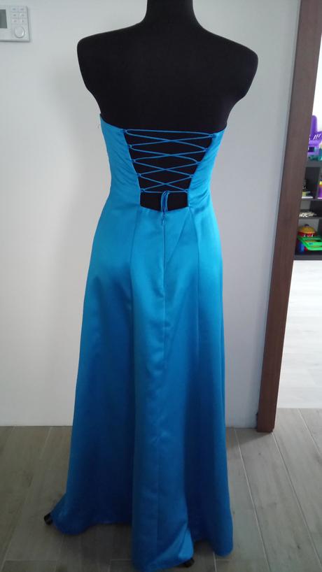 Spoločenské šaty - tyrkysové, 36