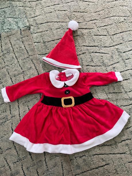 Vianočné mikulášske saty 3-6m, 68