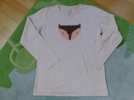 Elastické tričko tchibo s obojstrannými flitrami, tcm,152