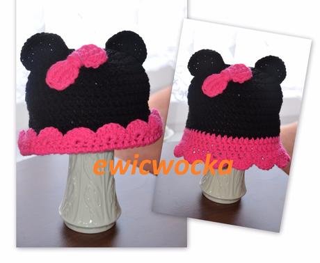 Klobúk myška minnie, 62 - 122