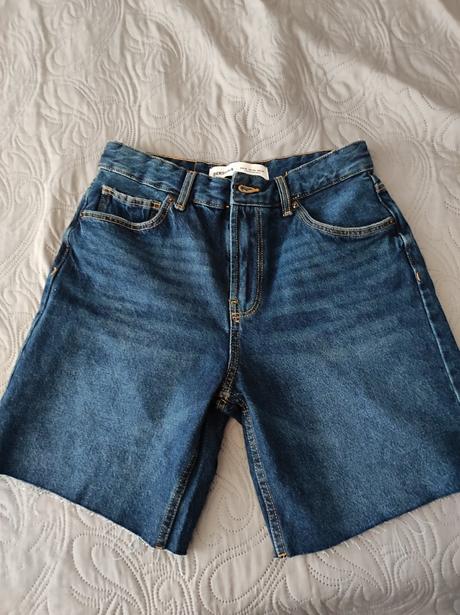 Riflové kraťasy, bershka,36