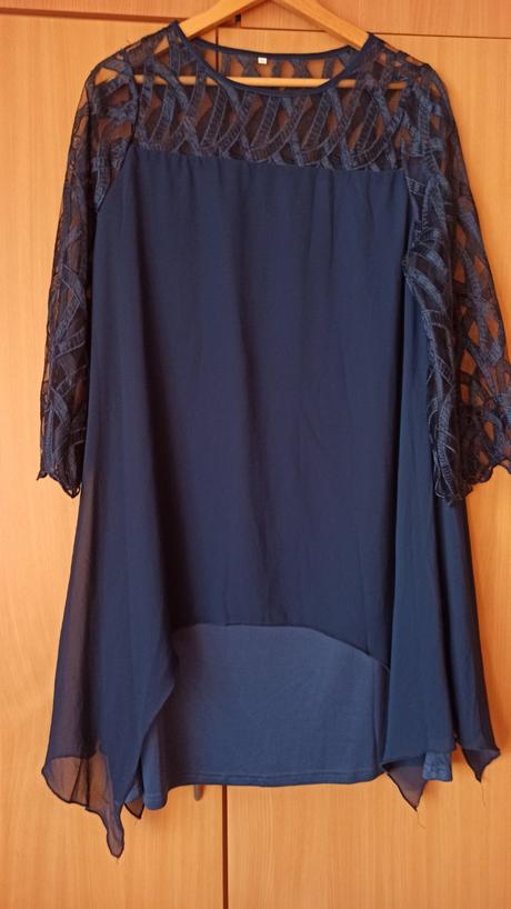 Šifónové šaty, xxl