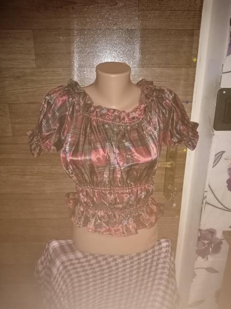 Dámsky 3 komplet dlhá sukňa  a dlhší a kratší top, 36