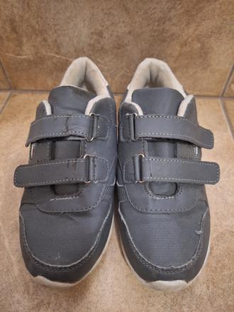 Sivé fashion tenisky, 34