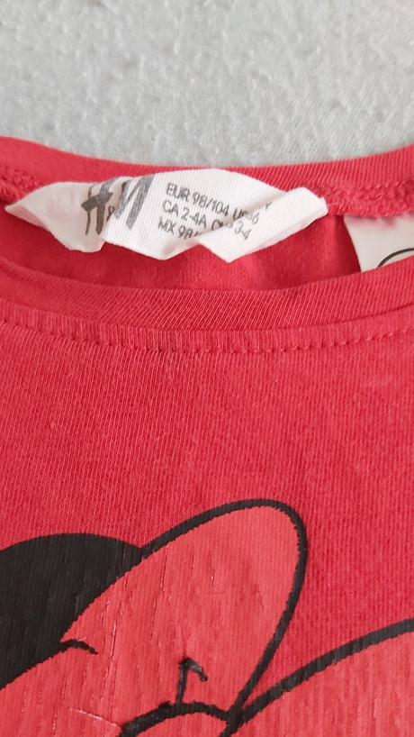 Šaty minnie h&m 98/104, h&m,98