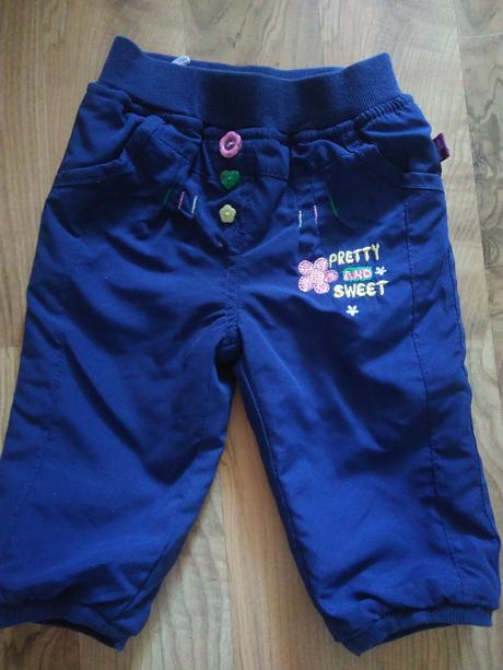 Zateplené nohavice 68, baby,68