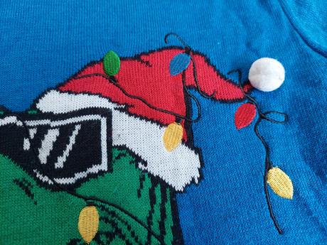 Vianočný sveter trex veľ.122, 122