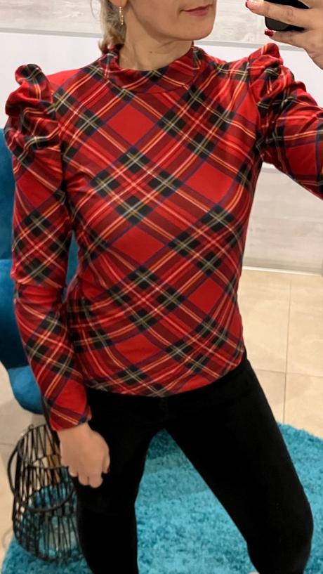 Dámske tričko s volánovým rukávom (uni), m / s