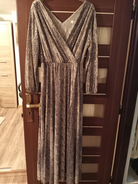 Dámske trblietavé spolocenske šaty, xxl