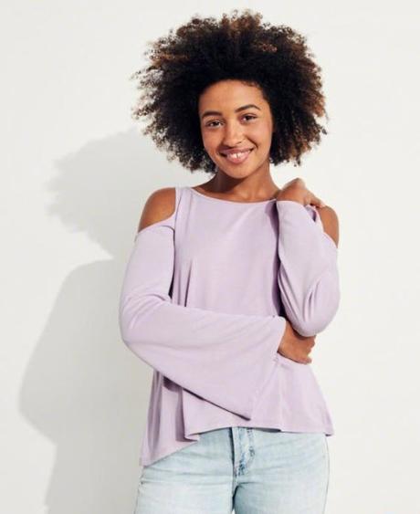 Nádherný padavý top hollister, pc 29 eur, nový, hollister,m