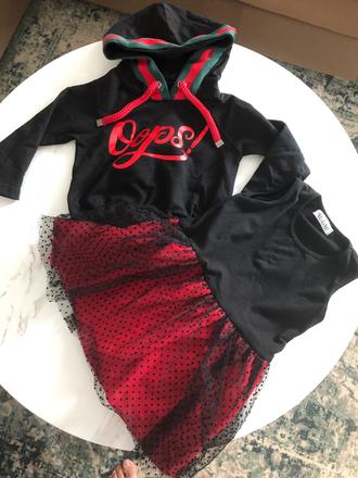 Komplet saty a mikina oops, 110