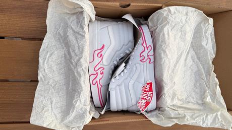 Sk8-hi flame vans 37, vans,37