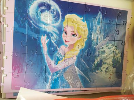 Puzzle frozen,