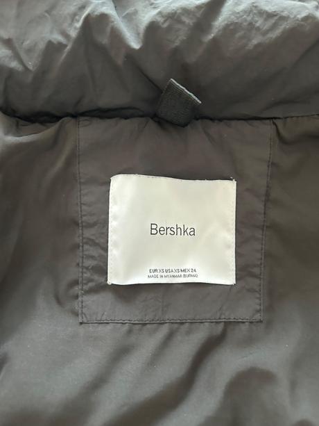 Teplá dlhšia bunda, bershka,xs