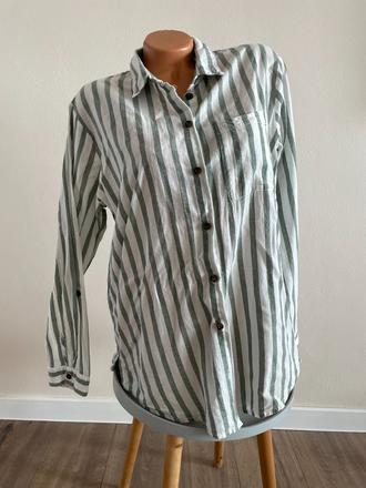Bavlnená pásikavá košeľa, xxl, xxl