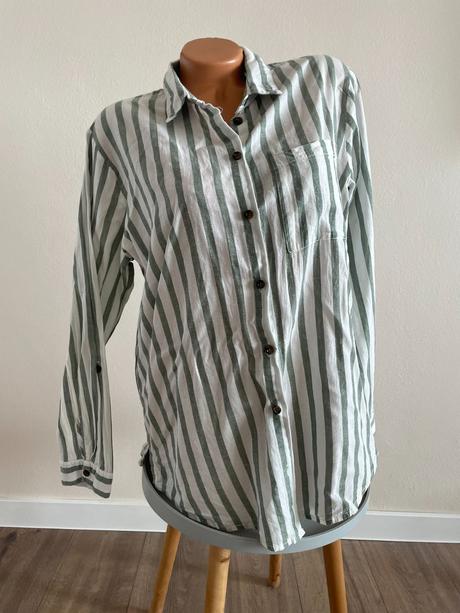 Bavlnená pásikavá košeľa, xxl, xxl