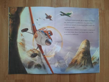 Kniha disney "lietadlá", 