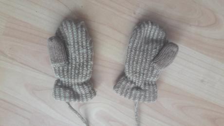 Rukavicky s mackom pu, 62