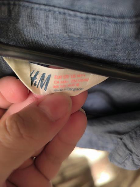 Chlapčenská košeľa, h&m,170