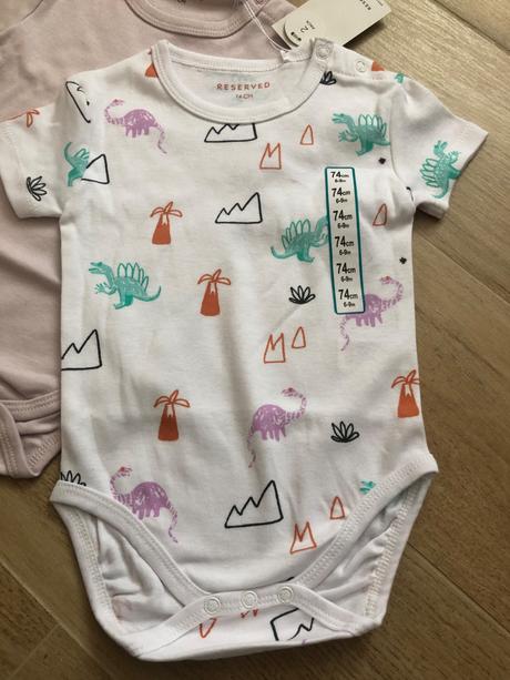 Nové dievčenské bodynka 2kusy, reserved,74