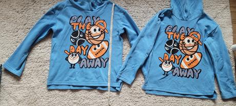 Mikina dvojicky pestrofarebná, h&m,122