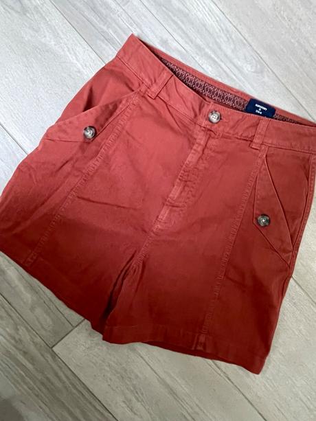 Superdry šortky tehlovej farby, superdry,l
