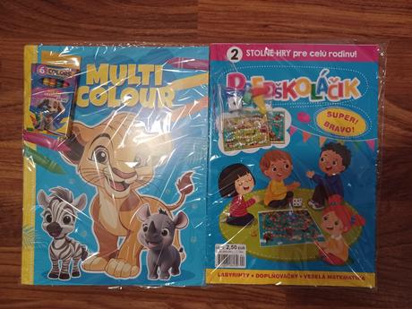 Predam nove detské časopisy,