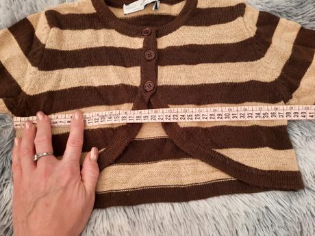 Svetrové bolerko so zlatou nitou, zara,134