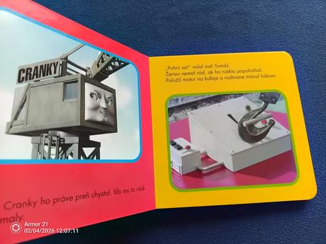 Tomáš a prúdový motor. boardbook, 