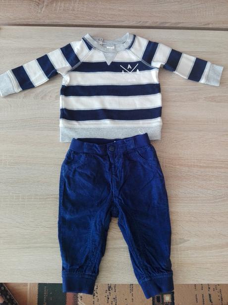 Mikina a zateplene nohavice, 68–80