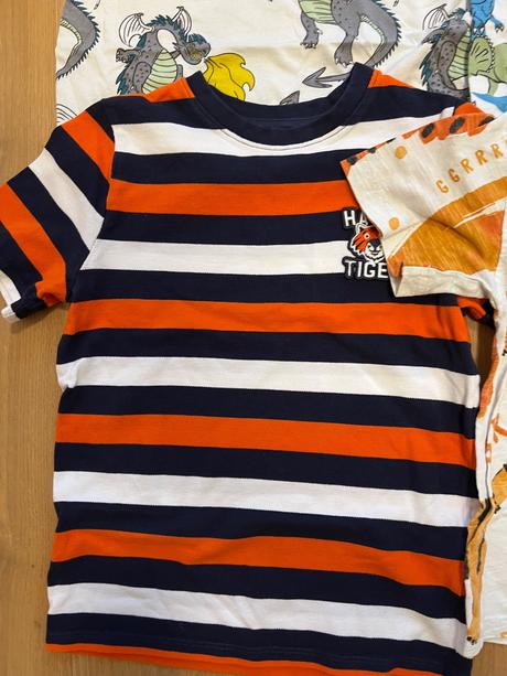 Tricka s krátkym rukavom, h&m,128