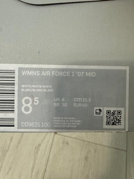Nike air force 1 mid, nike,40