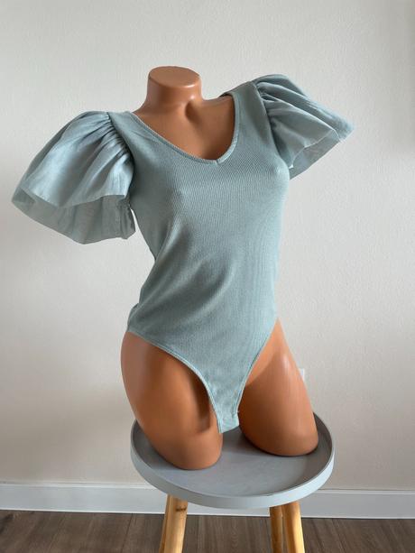 Šalviovo zelený body top, reserved m, reserved,m