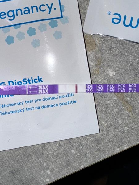 Je to tehotenský test negatívny?