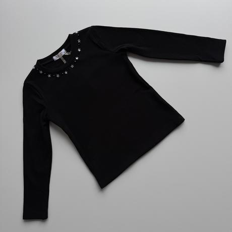 Dievčenské zateplené tričko odessa čierna, 104 / 110 / 116