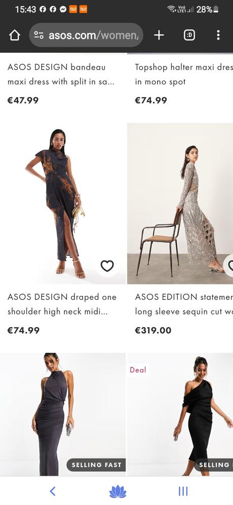 Kvetované šaty asos, xs