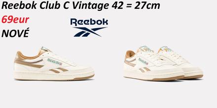 Reebok club c vintage biele 2, reebok,42