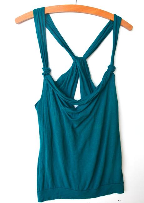 Tielko s výstrihom na chrbte, topshop,38