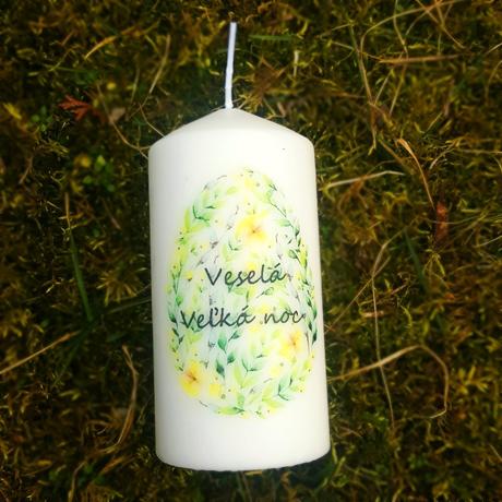 Sviečka " rozkvitnutá kraslica", 